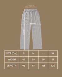 TULUM SUMMER BREEZE PANTS SILVER - Tulum Essentials