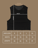 TULUM HEAVY KNIT TANK BLACK