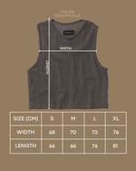 TULUM HEAVY KNIT TANK OXFORD GREY