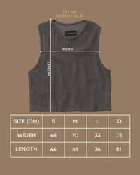 TULUM HEAVY KNIT TANK OXFORD GREY