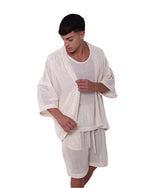 TULUM HEAVY KNIT KIMONO CRUDO