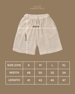 TULUM MESH KNIT SHORTS – CRUDO