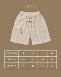 TULUM MESH KNIT SHORTS – CRUDO