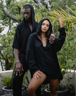 TULUM HOODIE BLACK SS25
