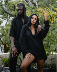 TULUM HOODIE BLACK SS25