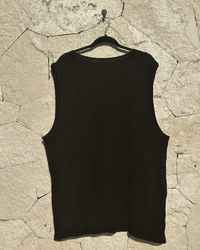 Tulum Heavy Knitted Dual Layered Tanktop Black