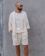 TULUM MESH KNIT KIMONO – CRUDO
