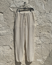 Tulum Heavy Knitted Pants Crudo
