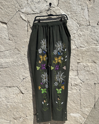 TULUM CLASSIC "MAYAN GARDEN" PANTS LUXE GREEN
