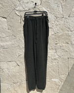 Tulum Heavy Knitted Pants Green