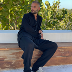TULUM LONGSLEEVE BUTTON UP GASA BLACK - Tulum Essentials