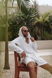 TULUM HOODIE WHITE SS25