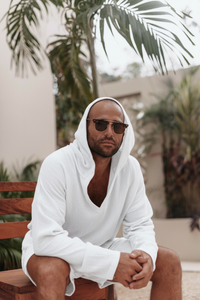 TULUM HOODIE WHITE SS25