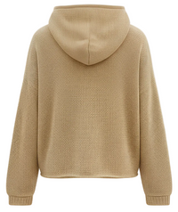 TULUM HEAVY KNITTED DUAL LAYERED HOODIE ARENA