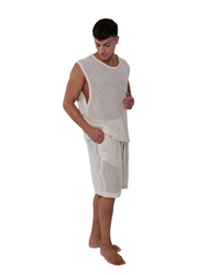 TULUM MESH KNIT SHORTS – CRUDO