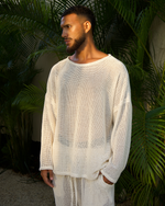 TULUM HEAVY MESH LONGSLEEVE – CRUDO