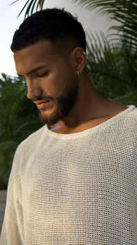 TULUM HEAVY MESH LONGSLEEVE – CRUDO
