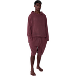 TULUM HEAVY MESH CROPPED HOODIE – ROSA
