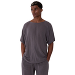 TULUM T-SHIRT GASA OXFORD GREY - Tulum Essentials