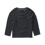 TULUM HEAVY KNITTED LONGSLEEVE SHIRT BLACK