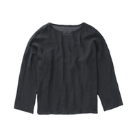 TULUM HEAVY KNITTED LONGSLEEVE SHIRT BLACK