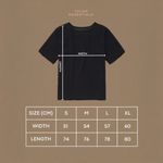 TULUM T-SHIRT GASA BLACK - Tulum Essentials