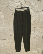 Tulum Heavy Knitted Dual Layered  Pants Green