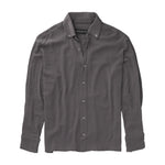 TULUM LONGSLEEVE BUTTON UP GASA OXFORD GREY - Tulum Essentials
