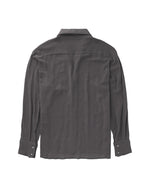 TULUM LONGSLEEVE BUTTON UP GASA OXFORD GREY - Tulum Essentials