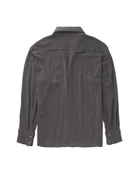 TULUM LONGSLEEVE BUTTON UP GASA OXFORD GREY - Tulum Essentials