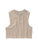 TULUM HEAVY KNIT TANK CRUDO