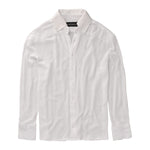 TULUM LONGSLEEVE BUTTON UP GASA WHITE