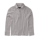 TULUM LONGSLEEVE BUTTON UP GASA SILVER - Tulum Essentials