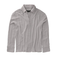 TULUM LONGSLEEVE BUTTON UP GASA SILVER - Tulum Essentials