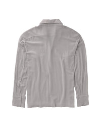 TULUM LONGSLEEVE BUTTON UP GASA SILVER - Tulum Essentials