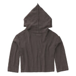 TULUM HEAVY MESH CROPPED HOODIE – OXFORD GREY