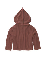 TULUM HEAVY MESH CROPPED HOODIE – ROSA