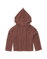 TULUM HEAVY MESH CROPPED HOODIE – ROSA