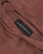 TULUM HEAVY MESH CROPPED HOODIE – ROSA