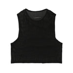 TULUM HEAVY KNIT TANK BLACK