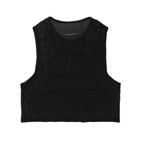 TULUM HEAVY KNIT TANK BLACK