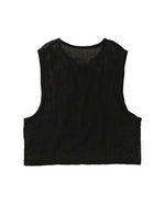 TULUM HEAVY KNIT TANK BLACK