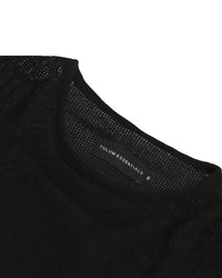 TULUM HEAVY KNIT TANK BLACK