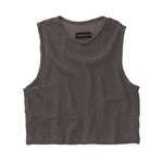 TULUM HEAVY KNIT TANK OXFORD GREY