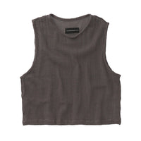 TULUM HEAVY KNIT TANK OXFORD GREY