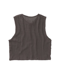 TULUM HEAVY KNIT TANK OXFORD GREY