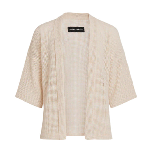 TULUM HEAVY KNIT KIMONO CRUDO