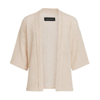 TULUM HEAVY KNIT KIMONO CRUDO