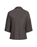 TULUM MESH KNIT KIMONO – OXFORD GREY
