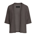 TULUM MESH KNIT KIMONO – OXFORD GREY
